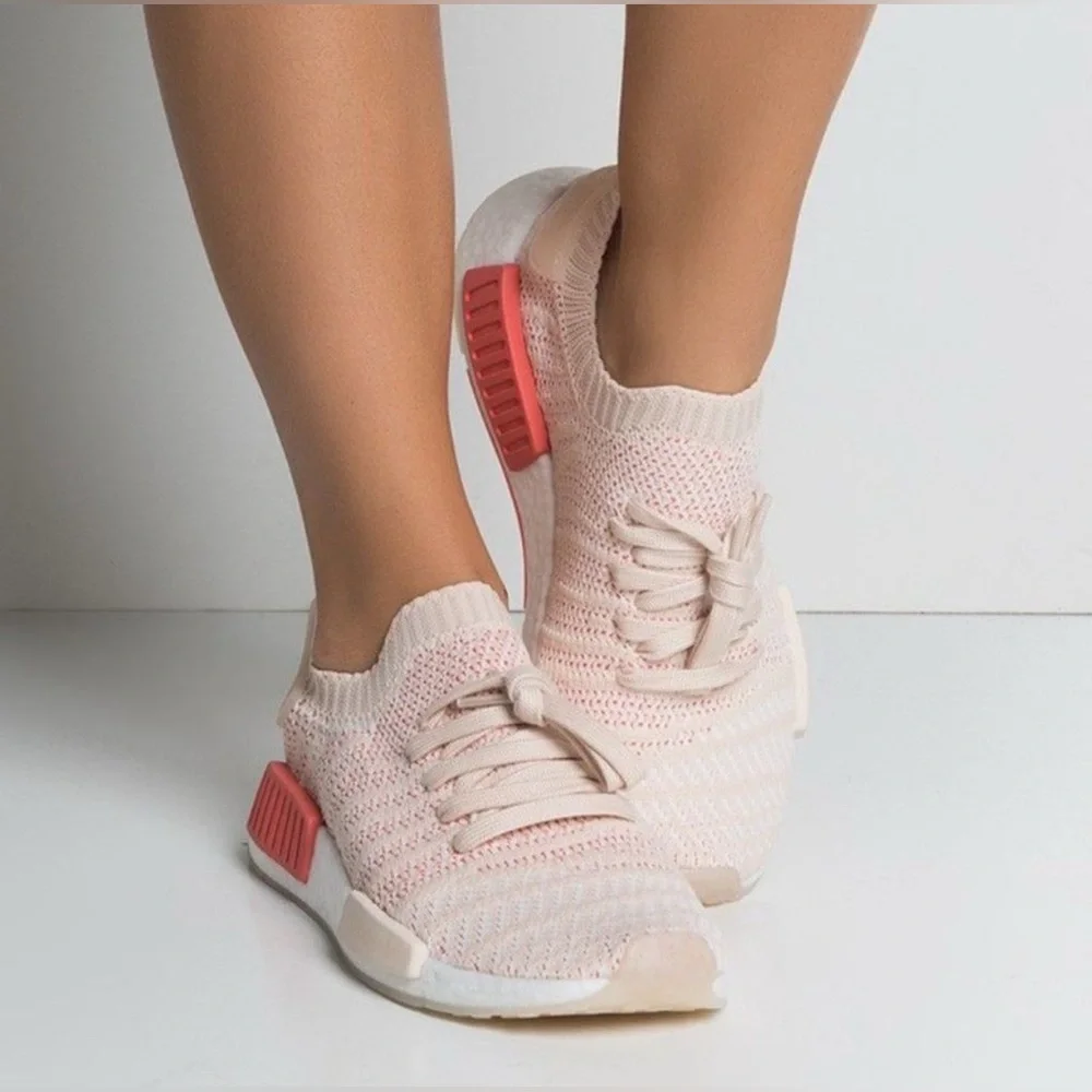 ADIDAS NMD-r1 STLT women's Primeknit Running Sneaker shoes